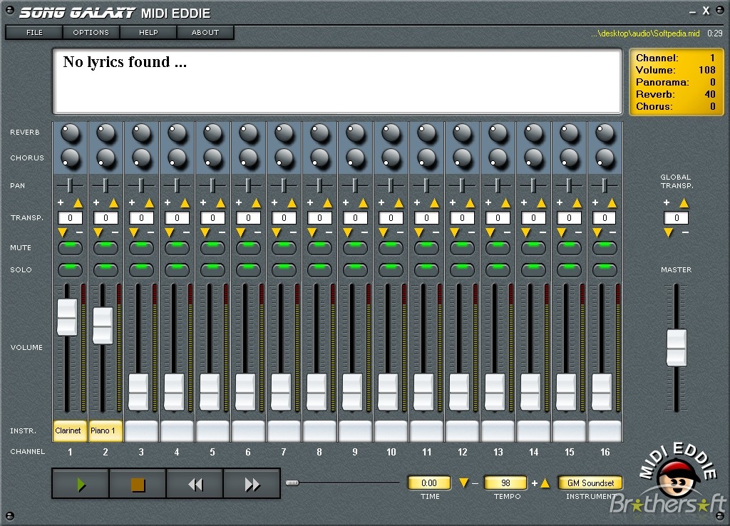 Скачать бесплатно midi файл