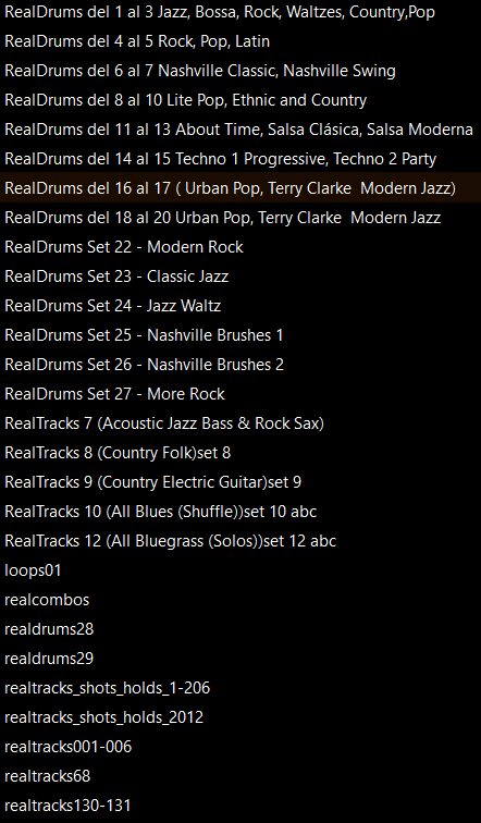 realtracks sets download